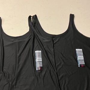No Boundaries Black Tank Tops